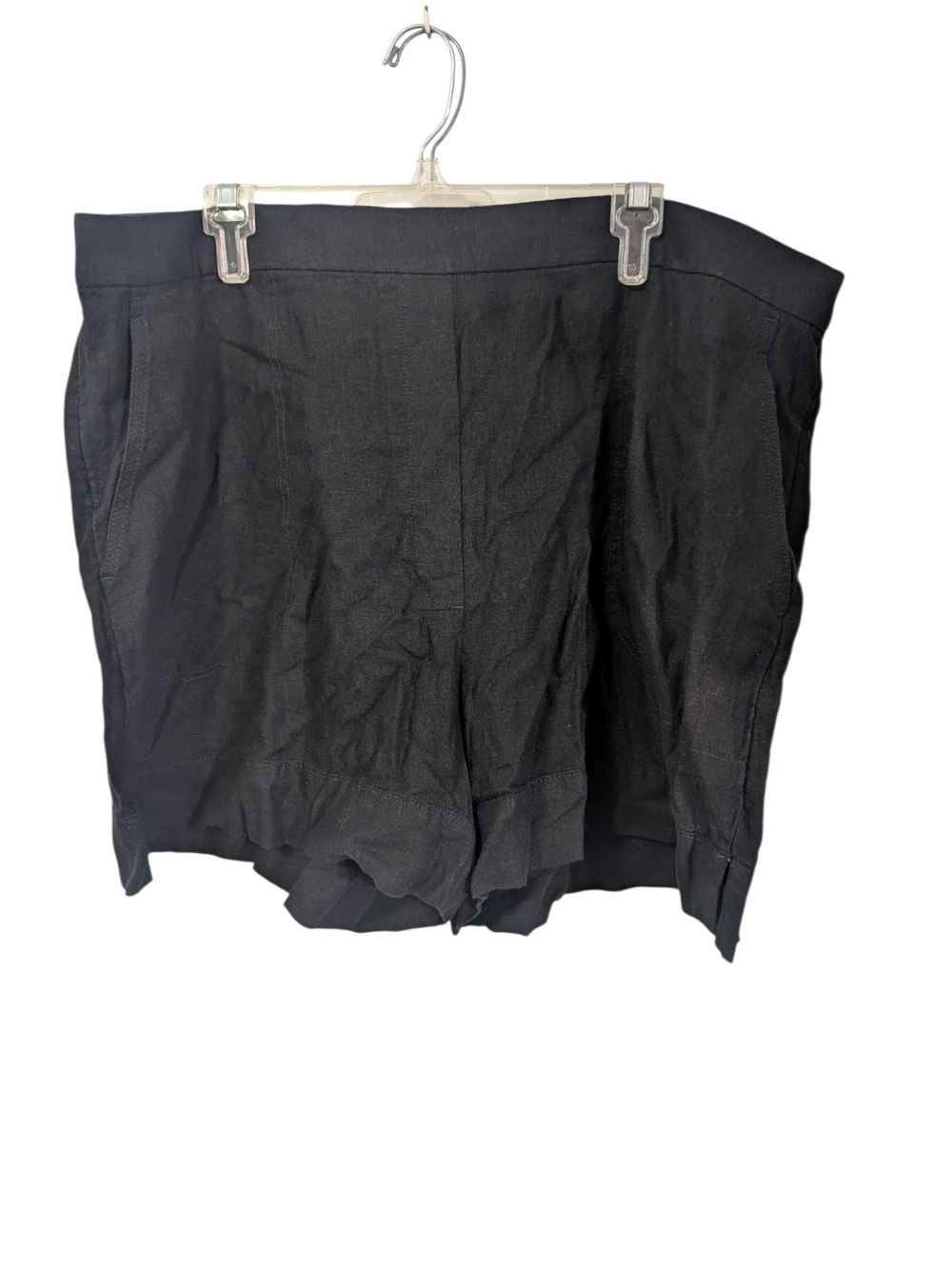 Banana Republic Black High-Rise Tailored Shorts
